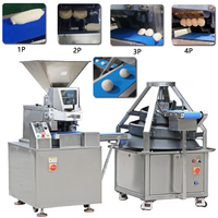 Machine de division et de roulage automatique de pâte à découpe continue 100~600g pour boulangeries industrielles, équipement de boulangerie à convoyeur