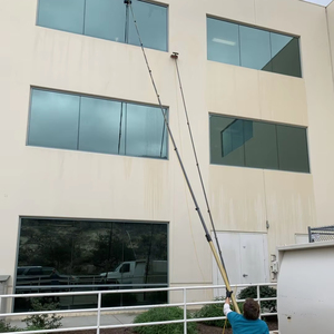 Mât <span class=keywords><strong>télescopique</strong></span> en fibre de carbone haute résistance et léger pour rouleau de <span class=keywords><strong>peinture</strong></span>, support de nettoyage de vitres alimenté en eau - Product Image 1