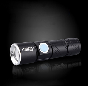 Siêu sáng di động EDC Zoom mạnh mẽ dẫn ngọn đuốc công suất cao được xây dựng trong USB Đèn pin sạc - Product Image 5