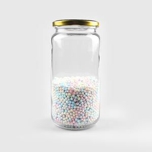 Frascos y contenedores de vidrio de boca ancha para almacenamiento de 980ml, 1000ml, 32oz, alimentos con tapa hermética de almeja - Product Image 1