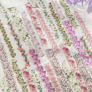 20 pegatinas por paquete, Serie Ramas de Flores Silvestres de Montaña, Paisaje Floral Natural, Pegatinas Decorativas para Cuadernos DIY - Product Image 4