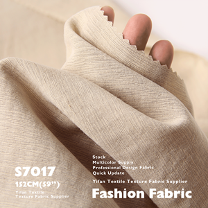 Nouvelle mode multicolore fibre naturelle doux mélange Tencel coton lin tissu pour vêtements chemise jupe - Product Image 2