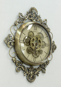 Horloge <span class=keywords><strong>murale</strong></span> suspendue Armens rétro en métal à quartz, à affichage simple, style industriel, à piles, <span class=keywords><strong>pour</strong></span> <span class=keywords><strong>salon</strong></span> - Product Image 4