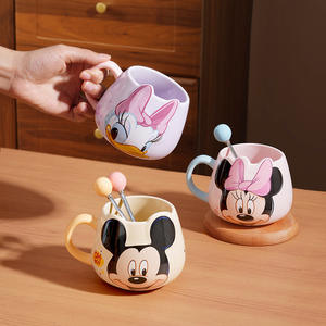 <span class=keywords><strong>Taza</strong></span> de Cerámica con Diseño de Dibujos Animados, Linda, para Café y Agua, Estilo Nuevo, para Hogar y Oficina - Product Image 3