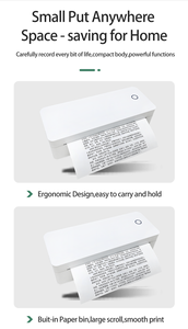 Aixw xách tay A4 máy in Máy in nhiệt không có mực cần thiết Kích thước nhỏ không dây Pocket máy in - Product Image 5