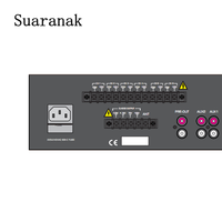 PM-250US Professionnel Public Address Amplificateur De Puissance PA Système 250 Watt 6 Zone avec MP3 FM SD BT U disque contrôle de Tonalité
