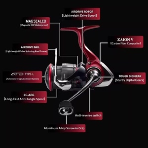 รอกสปินนิ่ง <span class=keywords><strong>DAIWA</strong></span> <span class=keywords><strong>FUEGO</strong></span> 25 รุ่นใหม่ อเนกประสงค์ น้ำหนักเบา สำหรับตกปลาด้วยเหยื่อปลอม ตีไกล ใช้ได้ทั้งมือซ้ายและมือขวา - Product Image 2