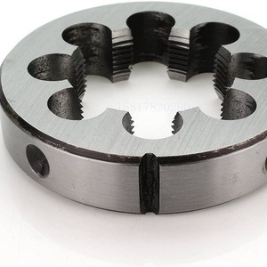 Plaquette de taraudage ronde M3 M4 M6 M8 M10 36, outil de taraudage à droite, à pas fin, en acier rapide - Product Image 1