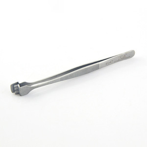 Pinzas para manipulación de obleas de silicio 91-4T, con forma de codo, antiestáticas, no magnéticas, de acero inoxidable, para obleas y chips - Product Image 4