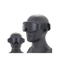 Lunettes de sécurité tactiques balistiques UV400 avec protection anti-buée, accessoire d'entraînement de chasse en extérieur, couleur beige, durables
