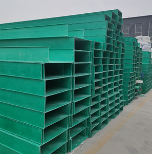 FRP Cable Tray 200*100 in Stock. Fire-retardant, High-temp Resistant Slot Box. Long-span Fiberglass Cable Tray Manufacturer. - Product Image 3