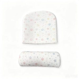 Coussin incliné pratique multicolore en polyester pour nourrisson avec bande auto-agrippante pour l'alimentation au biberon anti-vomissement - Product Image 6