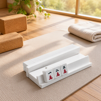 Supports de Mahjong Américains Haut de Gamme Faits à la Main en Bois avec Poussoirs Magnétiques, Ensemble de Supports de Tuiles, Support de Table Optionnel, Jeu de Table Moderne