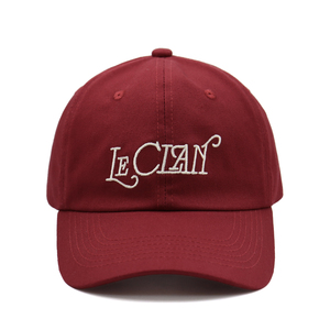 Casquette de papa non structurée renforcée avec broderie personnalisée, rouge bordeaux, dessus souple, durable, pour un style décontracté urbain - Product Image 2