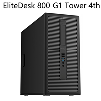 PC de bureau Barebone Tower EliteDesk 800 G1, 4ème génération, propre, sans rayures, grade A, testé, fonctionnel