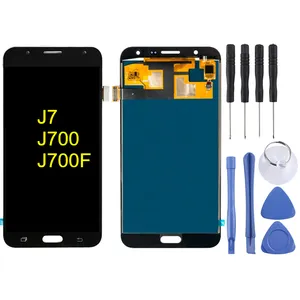 适用于J7 J7 Pro的原装手机Lcd J8 J6 J5 Oled Lcd显示屏，适用于J7 Pro的Pantalla Amoled Incell屏幕