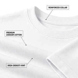 เสื้อยืดคอตตอนหนา 230GSM ทรงบ็อกซี่ แขนเสื้อแบบดรอปไหล่ สตรีทแวร์ผู้ชาย  ไม่มีลาย สีหลากหลายให้เลือก สั่งซื้อขั้นต่ำน้อย - Product Image 4