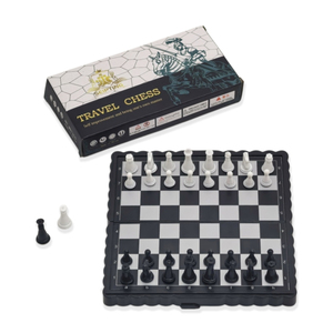磁気折りたたみチェスセット 13 センチメートルトラベルポケットサイズダブルクイーン ABS ミニボードゲーム教育ポータブルロジック戦略おもちゃギフト - Product Image 6
