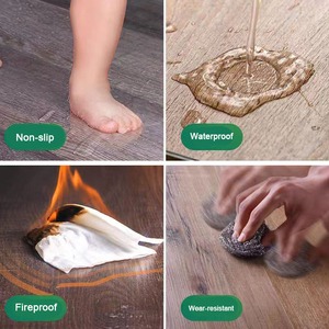 Waterproof Luxury <strong>Vinyl</strong> <strong>Floor</strong> Sticker LVT Self Adhesive Dry Back PVC Flooring <strong>Vinyl</strong> Tiles - Product Image 4