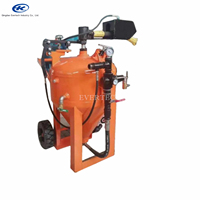 Machine de sablage à pression humide sans poussière Semi-automatique Sablage à faible bruit pour l'élimination de la rouille et le nettoyage des surfaces