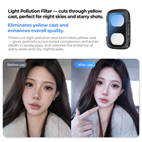 Kit de filtres magnétiques en plastique K&F Concept, filtre anti-pollution lumineuse CPL, filtre UV, filtre ND2-32 réglable pour DJI Osmo Pocket 4 Pro