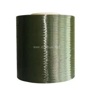 Toplu satış renkli kırmızı/mavi/yeşil/siyah 400D PPTA Para Aramid 1414 Filament iplik