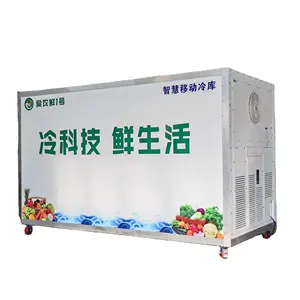 Small Size Automatic Refrigerated Cold Storage Room 50mm Panel Thickness for Meat and Seafood in Restaurants