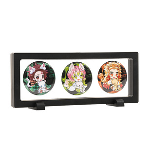 Floating <b>Frame</b> Display Stand Clear <b>Square</b> Dustproof Multipurpose For Toys And Sundries Storage - Product Image 3
