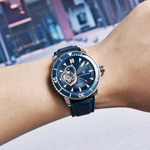 <span class=keywords><strong>Pagani</strong></span> นาฬิกาอัตโนมัติ1674 Tourbillon สำหรับผู้ชาย, นาฬิกาเซรามิกแซฟไฟร์ TMI-NH39กลวง200เมตรกันน้ำได้นาฬิกาข้อมือกล - Product Image 6