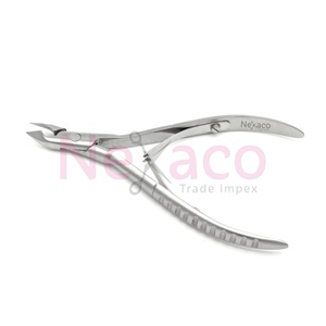 Amazon Hot Selling Professional Cuticle Nipper 8mm Jaw Scissors Stainless Steel Clippers Cutter Remover Pedicure Manicure Nail T