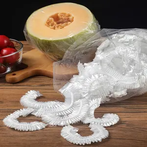 Le stockage élastique de nourriture de ménage couvre le couvercle en plastique jetable d'assiette de bol de PE