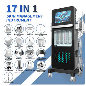 17-en-1 Machine faciale professionnelle Hydro Aqua Peel à jet d'oxygène-Aspirateur pour le rajeunissement de la peau, le nettoyage en profondeur et l'utilisation du spa en salon - Product Image 2