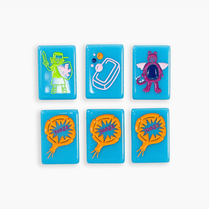 Jeu de Mahjong de Luxe 160 Pièces en Acrylique Gravé, Couleurs Vives Bleu Ciel, Style Américain - Product Image 6