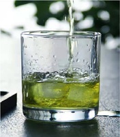 Gobelet en verre de dégustation de whisky en verre de cristal sans plomb de fantaisie de sublimation de corps droit de marques privées pour le restaurant