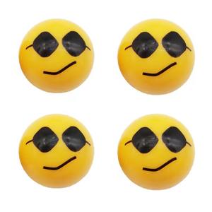 4 piezas de tapas de válvula de aire divertidas con diseño de sonrisa, tipo perno, para decoración y estilo de neumáticos de automóvil - Product Image 4