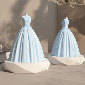 DM1035 DIY vestido <span class=keywords><strong>de</strong></span> novia molde <span class=keywords><strong>de</strong></span> silicona hecho a mano <span class=keywords><strong>Fondant</strong></span> <span class=keywords><strong>pastel</strong></span> para hornear encaje vestido <span class=keywords><strong>de</strong></span> <span class=keywords><strong>boda</strong></span> 3D vela moldes regalo del Día <span class=keywords><strong>de</strong></span> San Valentín - Product Image 5