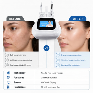 Masajeador Facial 3 en 1 Antienvejecimiento, Hidratación Profunda, Sin Agujas, Dispositivo de Terapia de <span class=keywords><strong>Mesoterapia</strong></span> Facial - Product Image 3
