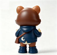Figurine d'art de collection personnalisée en forme d'écureuil, statue de dessin animé en PVC, fabrication OEM en Chine, figurine personnalisée pour la vente en gros de produits de marque