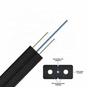 Câble de branchement domestique 1 km FRP KFRP FTTH Fibre Optique G657A G652D G657A1 Intérieur 1 2 4 Cœurs Noir ou Blanc 1 à 12 Aérien/Canalisation - Product Image 4