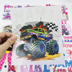 Vente en gros d'usine, transferts thermiques DTF personnalisés de haute qualité, conçus par des mamans, autocollants en vinyle pour t-shirts - Product Image 4