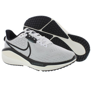 รองเท้าวิ่งผู้หญิง Nike Vomero 17 สีขาว ดำ แพลตตินั่มบริสุทธิ์ ระบบซูมเอ็กซ์ คูชชั่นนิ่ง - Product Image 4
