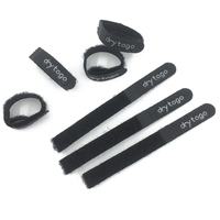 200mm Nylon Réutilisable Autobloquant Sangle Organisateur Crochet et Boucle Attache de Câble