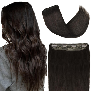 Extensions de cheveux naturels chinois Remy 100 % en gros, à clipser, cuticules alignées, double épaisseur, doux, sans perte, couleur claire, lisses naturels. - Product Image 1