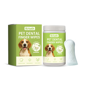 Toallitas de Limpieza Dental para Perros y Gatos Kriath, Tela No Tejida, <span class=keywords><strong>Aliento</strong></span> Fresco, Control de Placa, Limpieza Suave, Sin Perfume - Product Image 5
