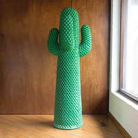 Sculpture de cactus en fibre de verre pour la décoration de la maison et du jardin, sculpture de cactus à vendre