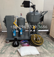 Système intégré de sablage humide, séchage et refroidissement | Machine de sablage humide sans poussière | Système de sablage humide industriel