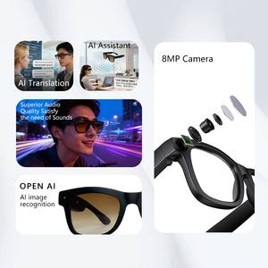 نظارات ذكية عالية الجودة من BEM تعمل بتقنية البلوتوث مع ذكاء اصطناعي للتسجيل الفيديو والتصوير والترجمة - Product Image 3