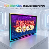 Monitor de Pantalla Táctil de 21.5, 23.8, 27, 32 y 43 Pulgadas, Monitor para Juegos con Luces LED, Pantalla LED para Máquinas de Juegos de Habilidad y Máquinas de Diversión