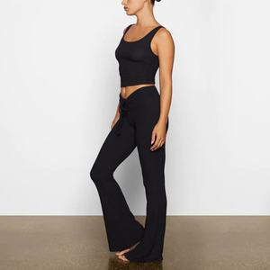 กางเกงออกกำลังกายคุณภาพสูงขายส่งสำหรับผู้หญิง กางเกงโยคะเนื้อนุ่มแบบรัดรูปสั่งทำได้ - Product Image 3