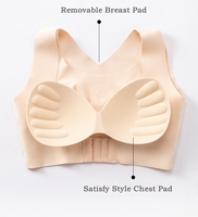 Échantillon Gratuit Soutien-Gorge Grande Taille Femme, Grande Taille de Bonnet, Sans Couture, Couvrant Entièrement, Sous-Vêtement de Fitness Noir, Soutien-Gorge Rembourré pour Femme